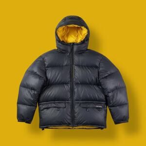 VTG Ralph Lauren Polo Jeans Men's Down Waterfowl Filled Puffer Jacket Black XL